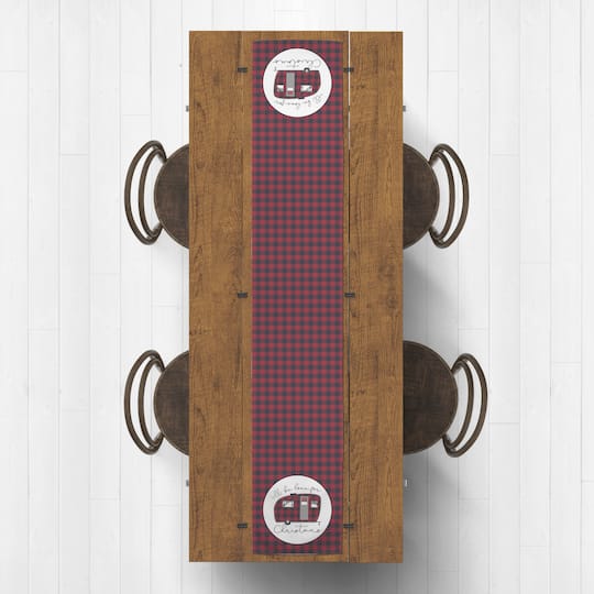72" Christmas Camper Table Runner